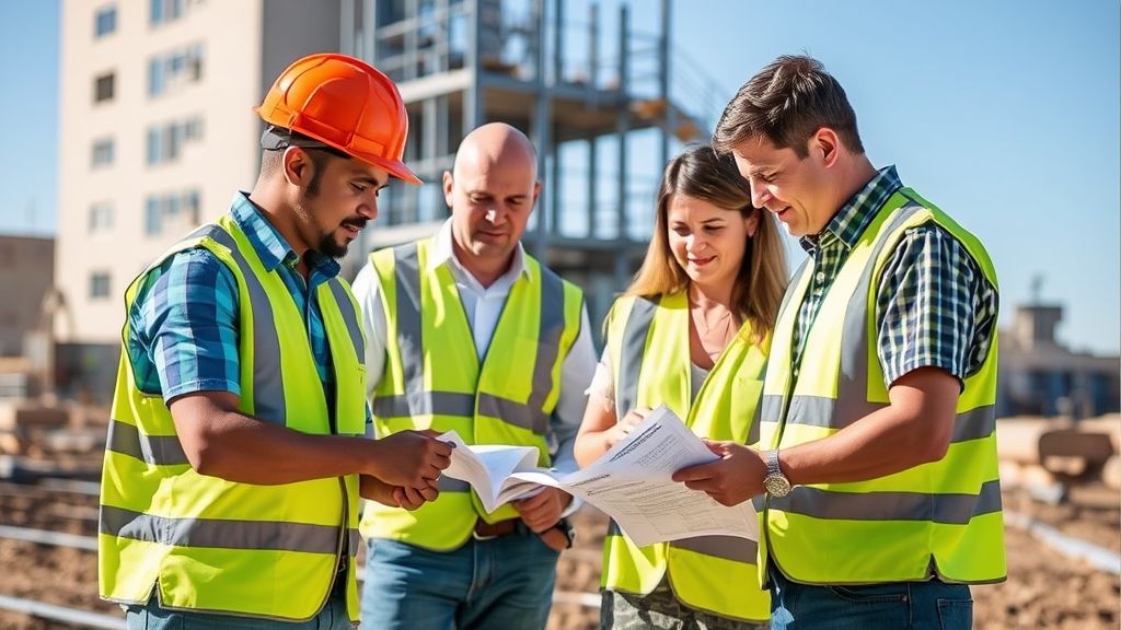 Professionals collaborating on a project using KLR 137 guidelines.