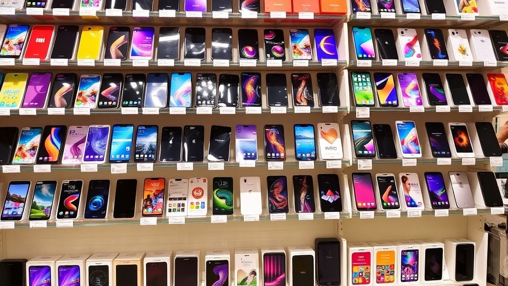 Budget smartphone options at Poorvika Mobiles Pun.