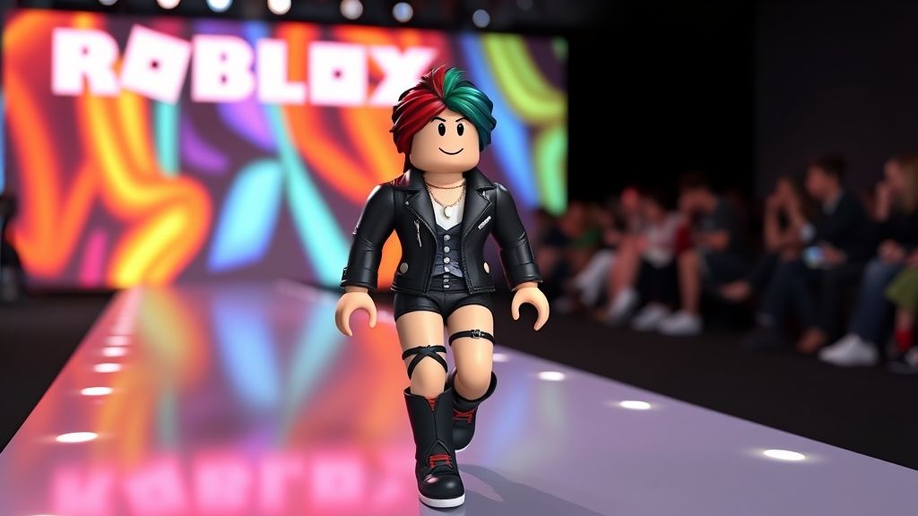 Roblox avatar styled for Casting Audition Dress to Impress competition.