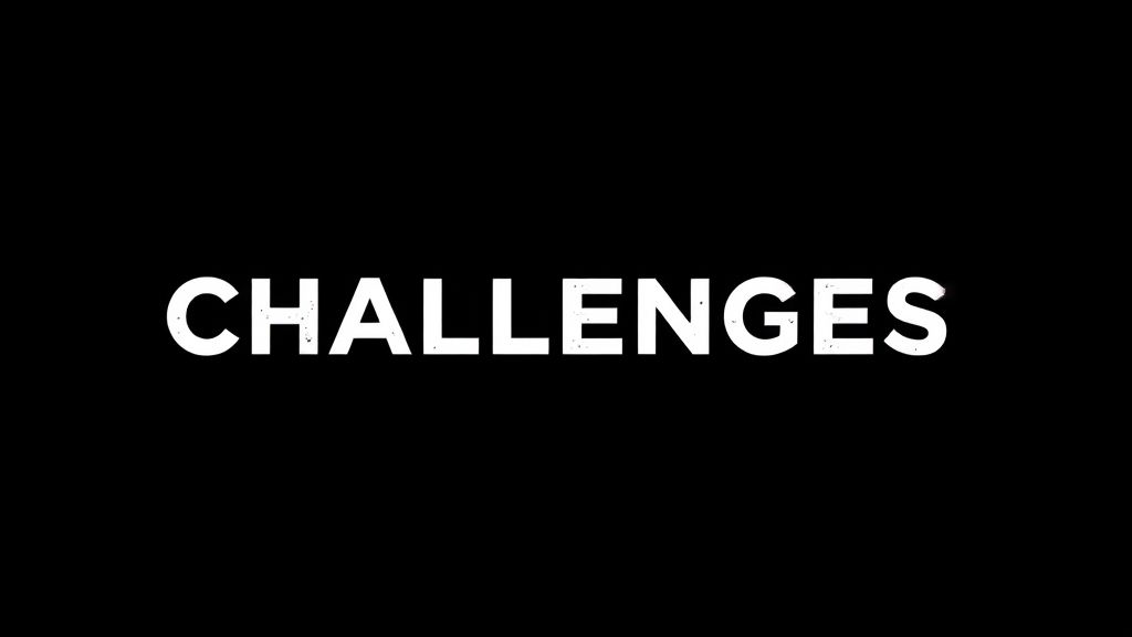 Minimalist image with the word “CHALLENGES” written in bold white letters on a solid black background, symbolizing strength, focus, and overcoming obstacles.